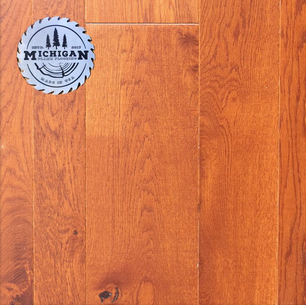 White Oak Bourbon wide plank hardwood flooring
