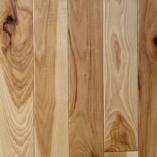 Northern Hickory plank flooring